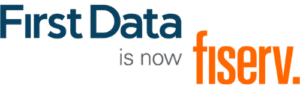 FirstData is now Fiserv Logo