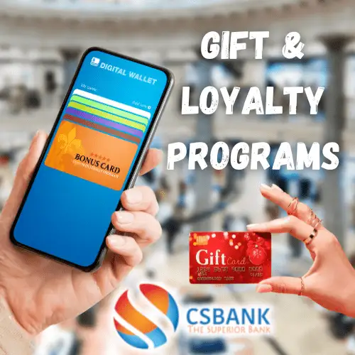 Digital Loyalty Program Card and Physical Gift Card