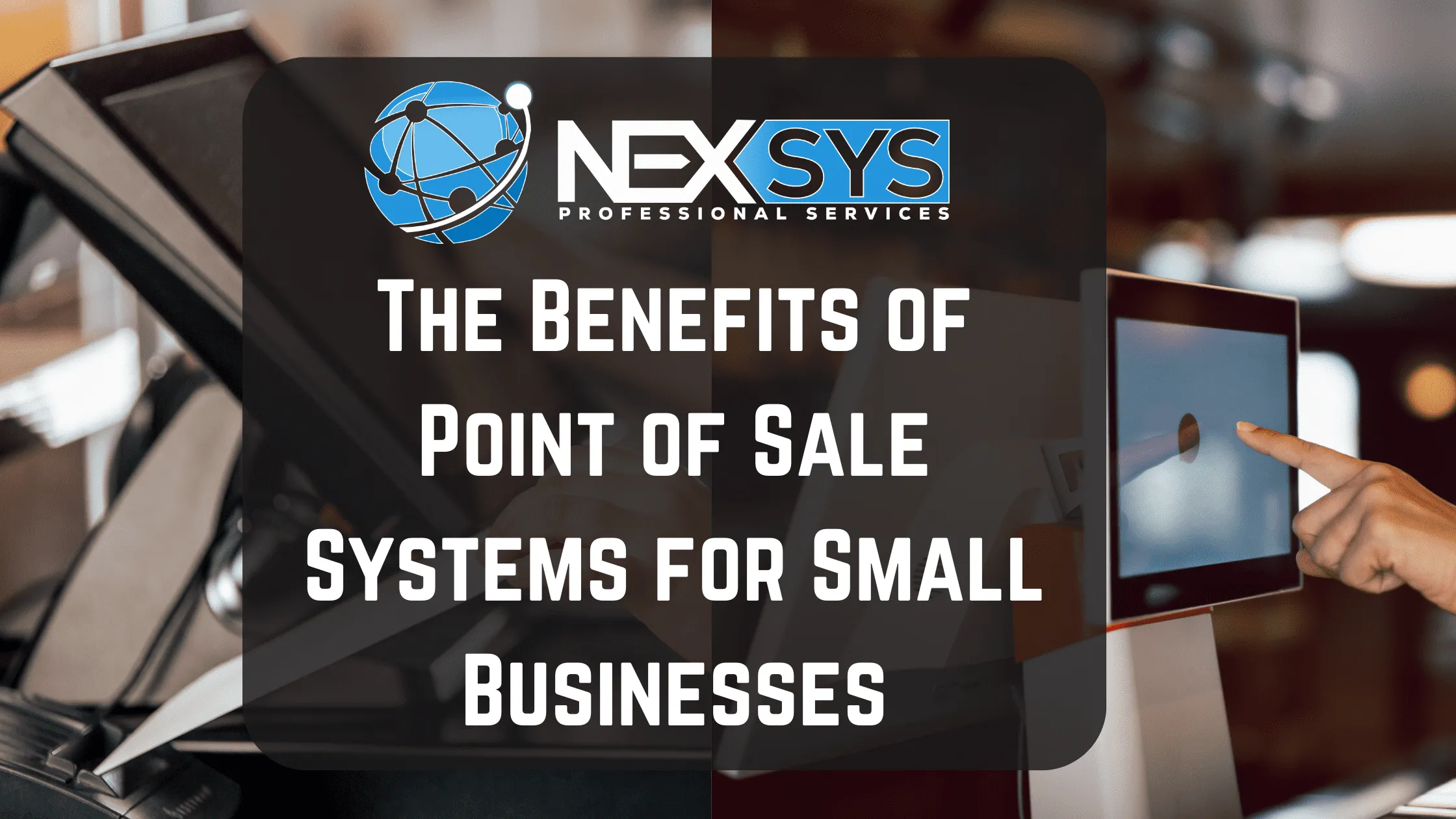Image depicting two point-of-sale systems, illustrating the benefits of POS systems for small businesses.