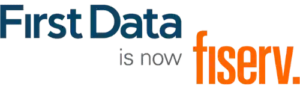 FirstData is now Fiserv Logo