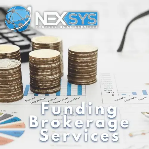 Stack of coins on accounting paperwork with 