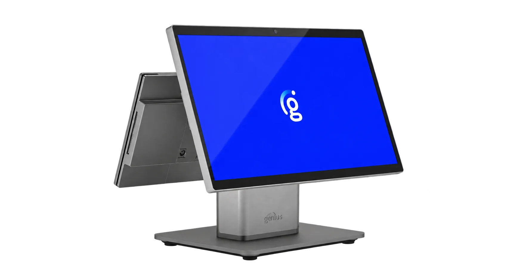 Genius dual-screen countertop POS